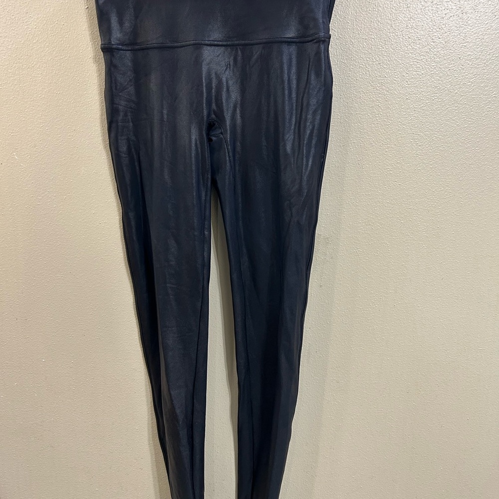 SPANX Black Leggings Women’s Size Large.